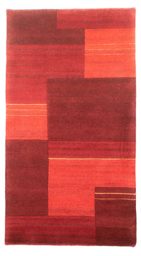 Tapis Népalais - 163 x 91 cm - rouge