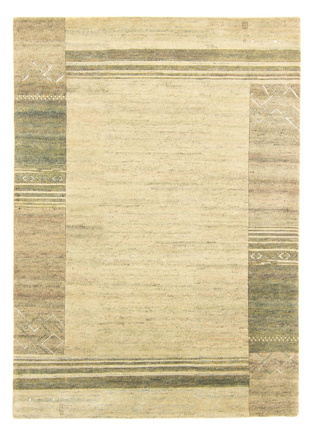 Tapis Népalais - 238 x 172 cm - vert