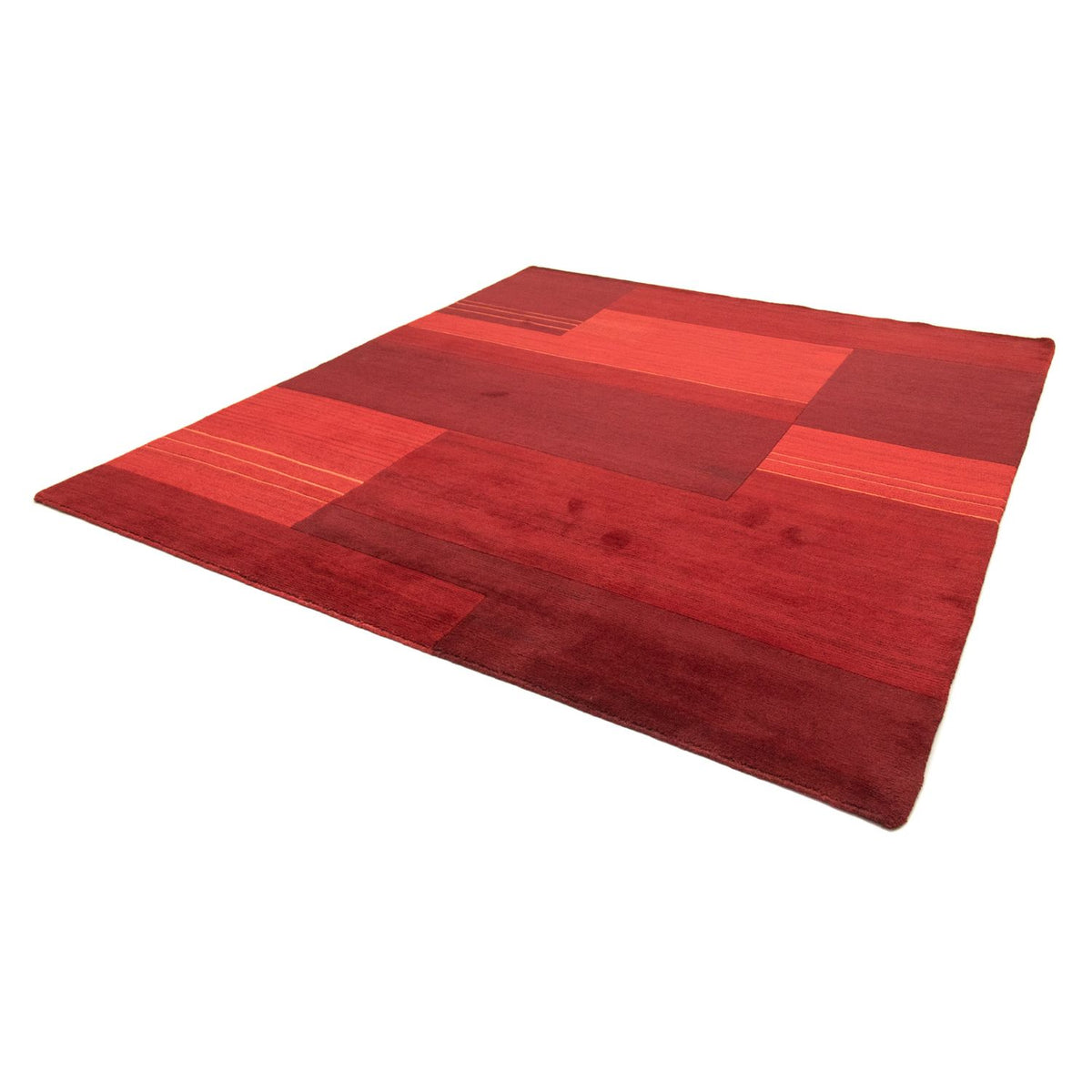 Tapis Népalais - 282 x 249 cm - rouge