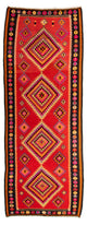 Kilim ancien Tapis 155x400cm