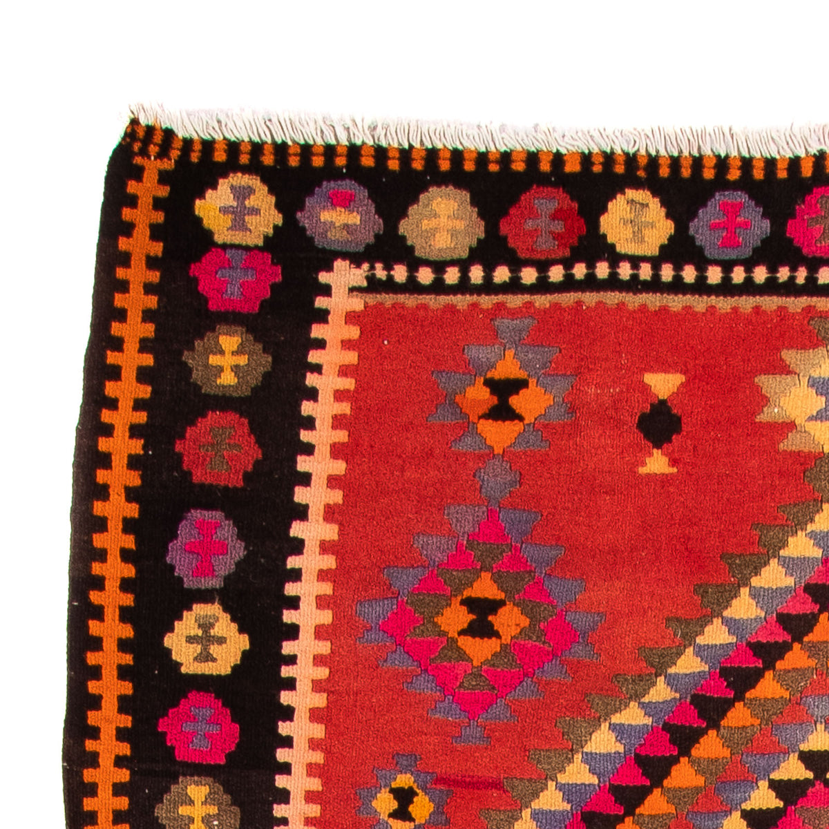 Kilim ancien Tapis 155x400cm