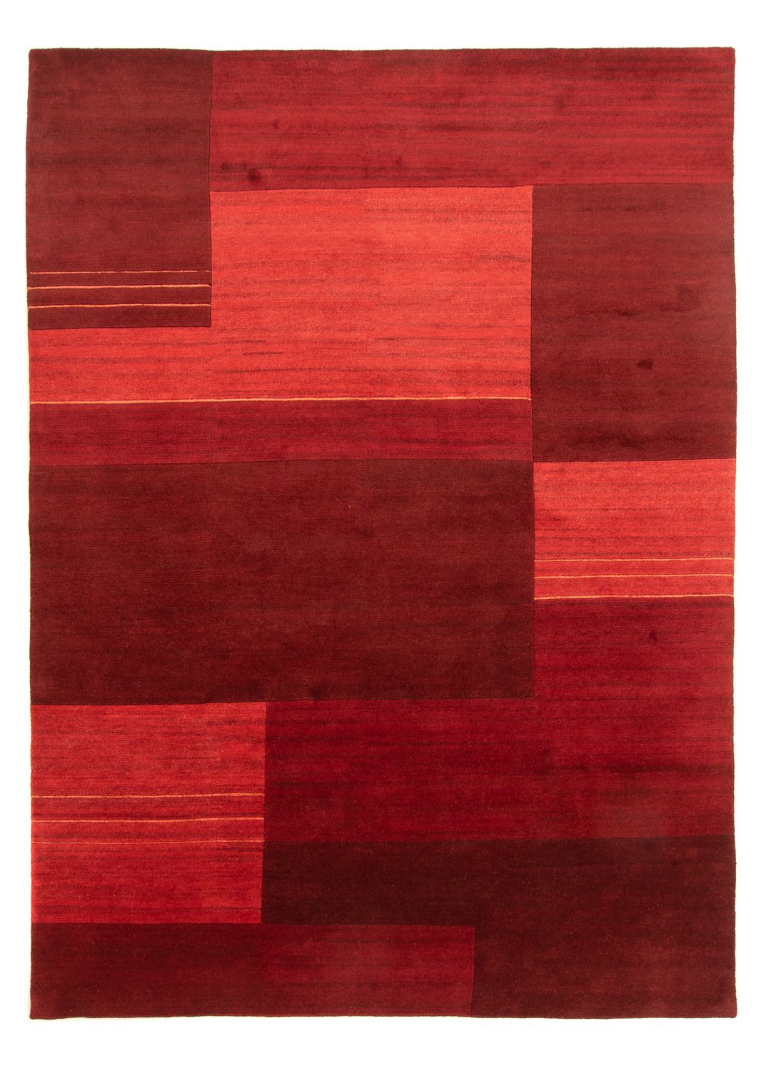 Tapis Népalais - 340 x 249 cm - rouge