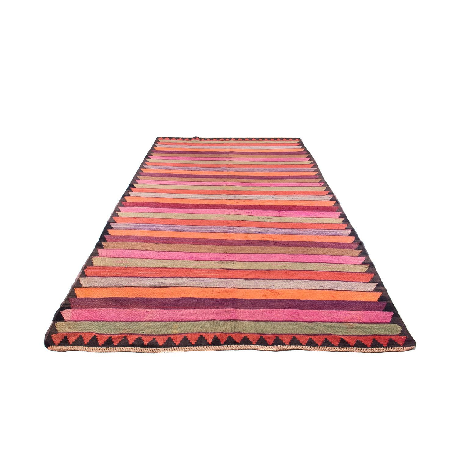 Tapis Kelim - Vieux - 340 x 180 cm - multicolore