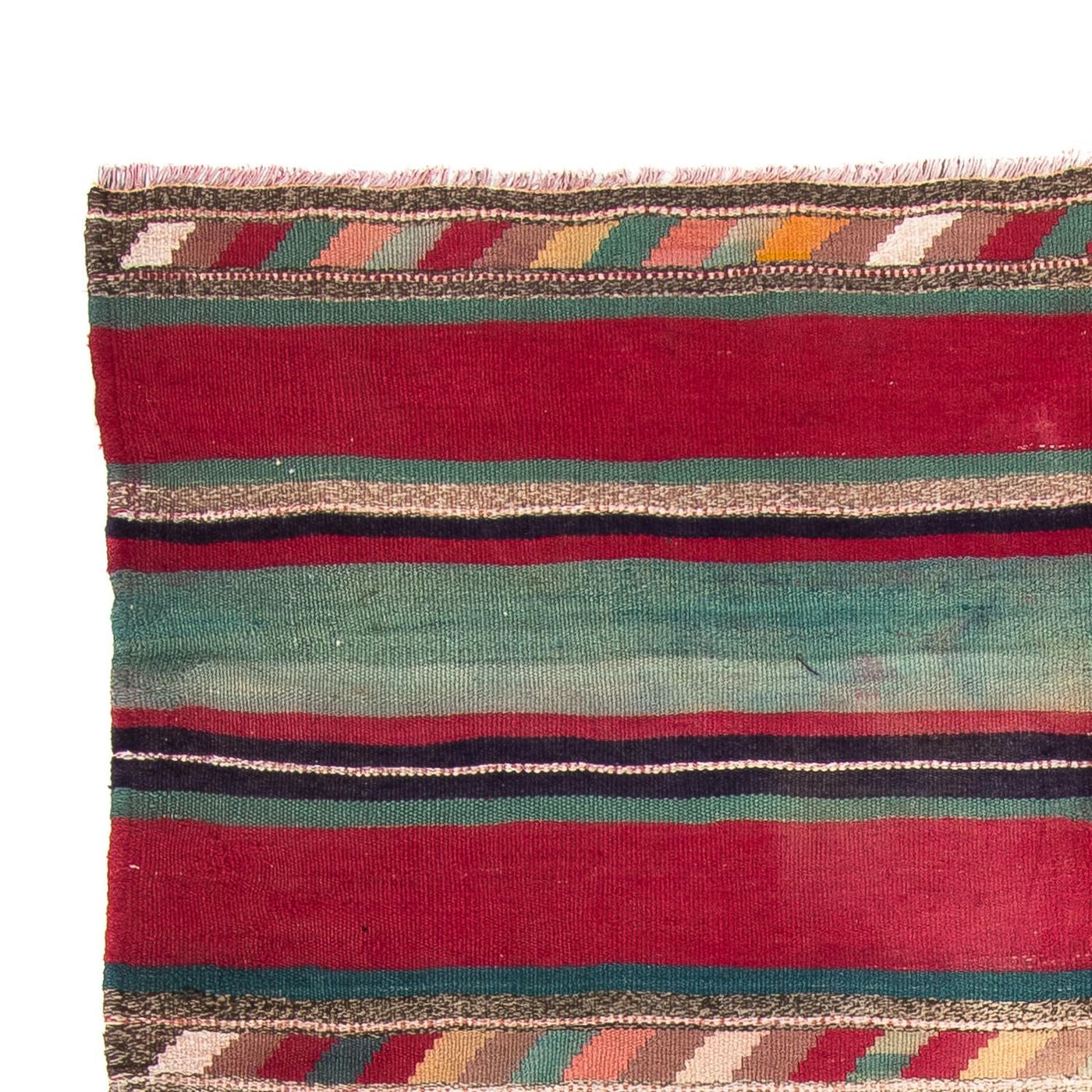 Kilim ancien Tapis 204x184cm