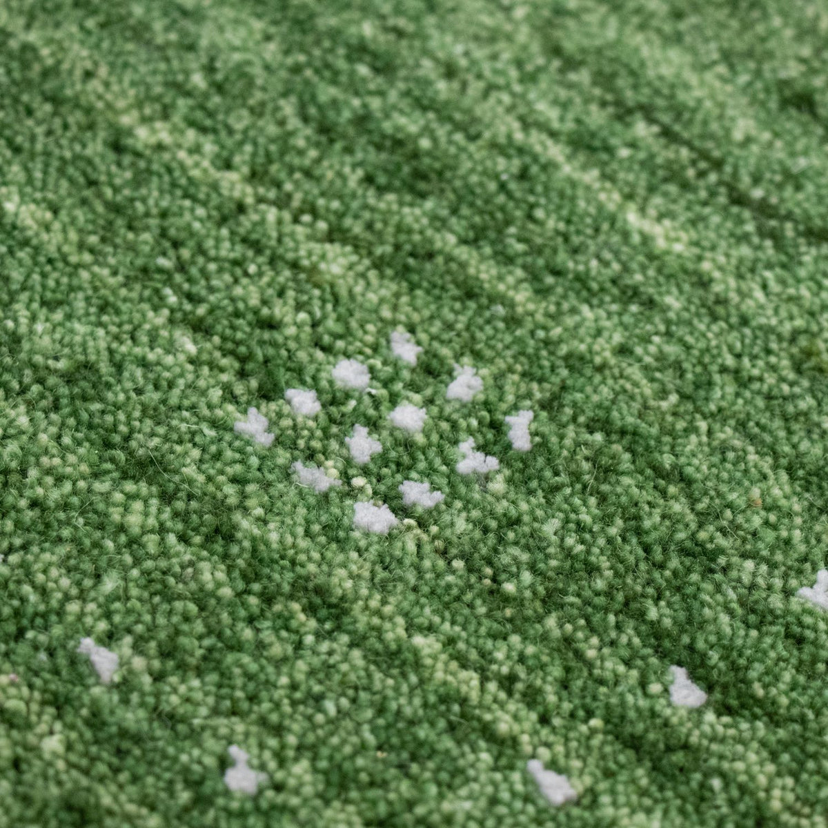 Tapis Gabbeh - Softy - 88 x 62 cm - vert