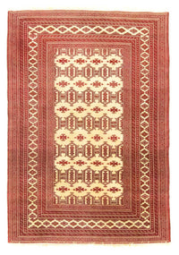 Tapis Turkaman - 185 x 135 cm - rouge