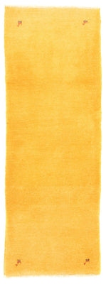 Tapis de couloir Tapis Gabbeh - Persan - 231 x 87 cm - jaune
