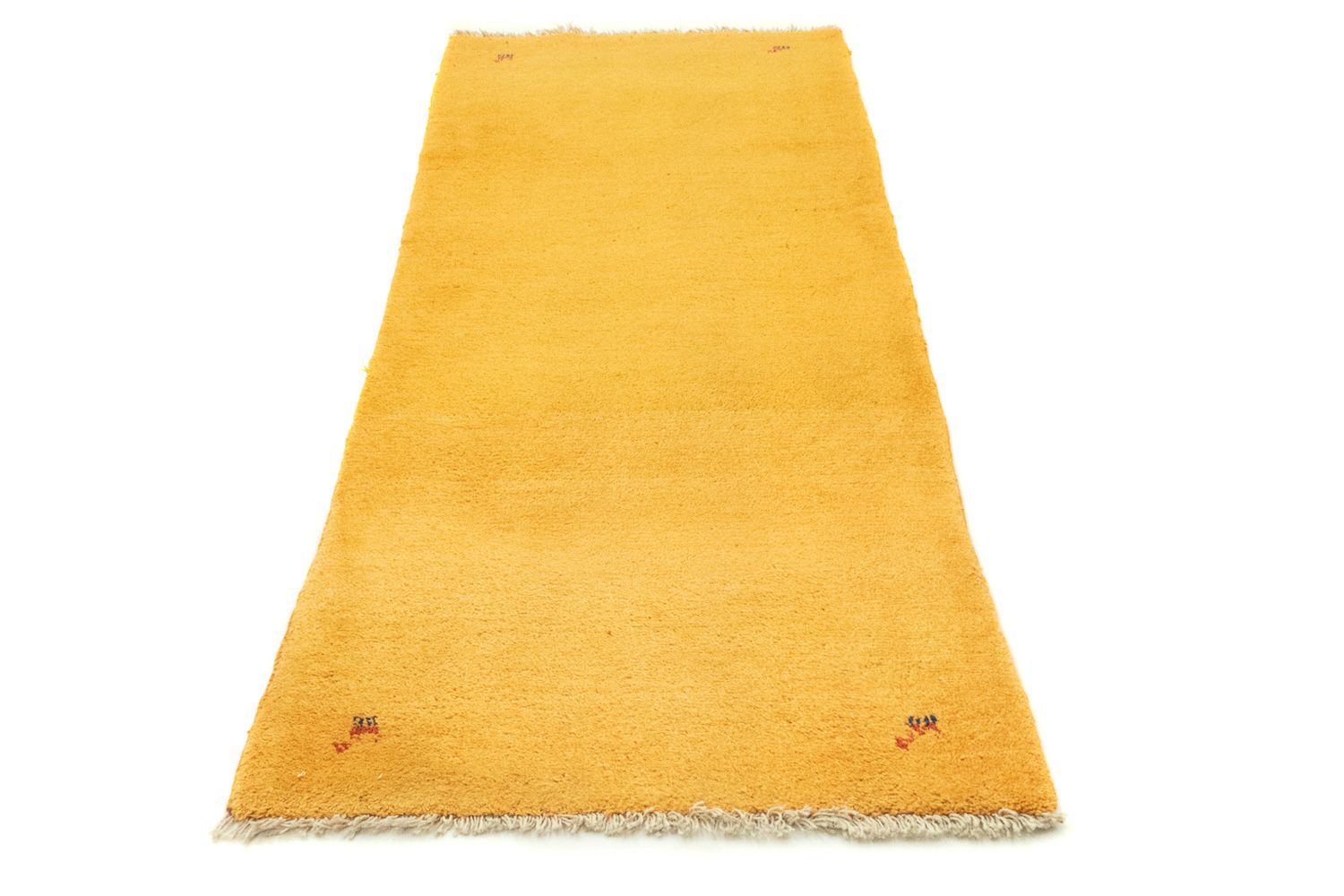 Tapis de couloir Tapis Gabbeh - Persan - 231 x 87 cm - jaune