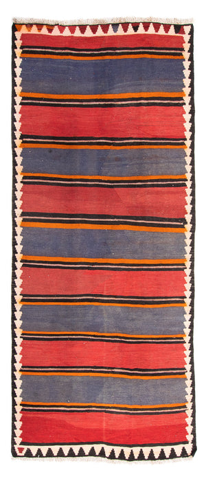 Tapis de couloir Tapis Kelim - Vieux - 290 x 130 cm - multicolore