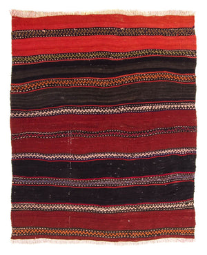 Tapis Kelim - Vieux - 150 x 110 cm - multicolore