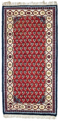 Tapis oriental - 160 x 90 cm - rouge
