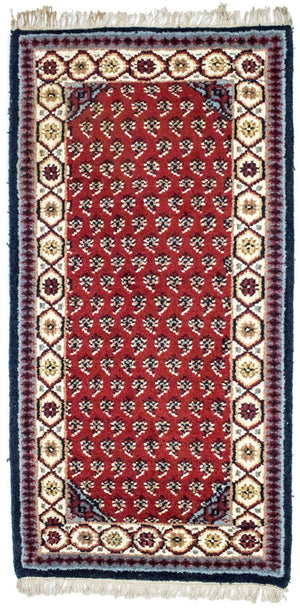 Tapis oriental - 160 x 90 cm - rouge