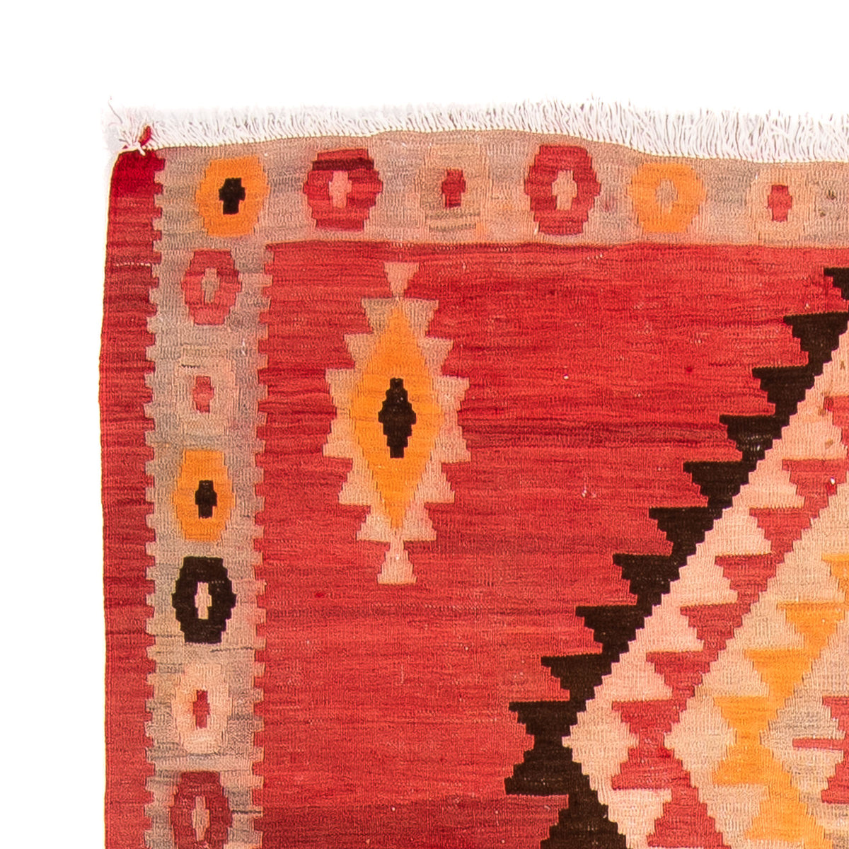 Kilim ancien Tapis 142x283cm