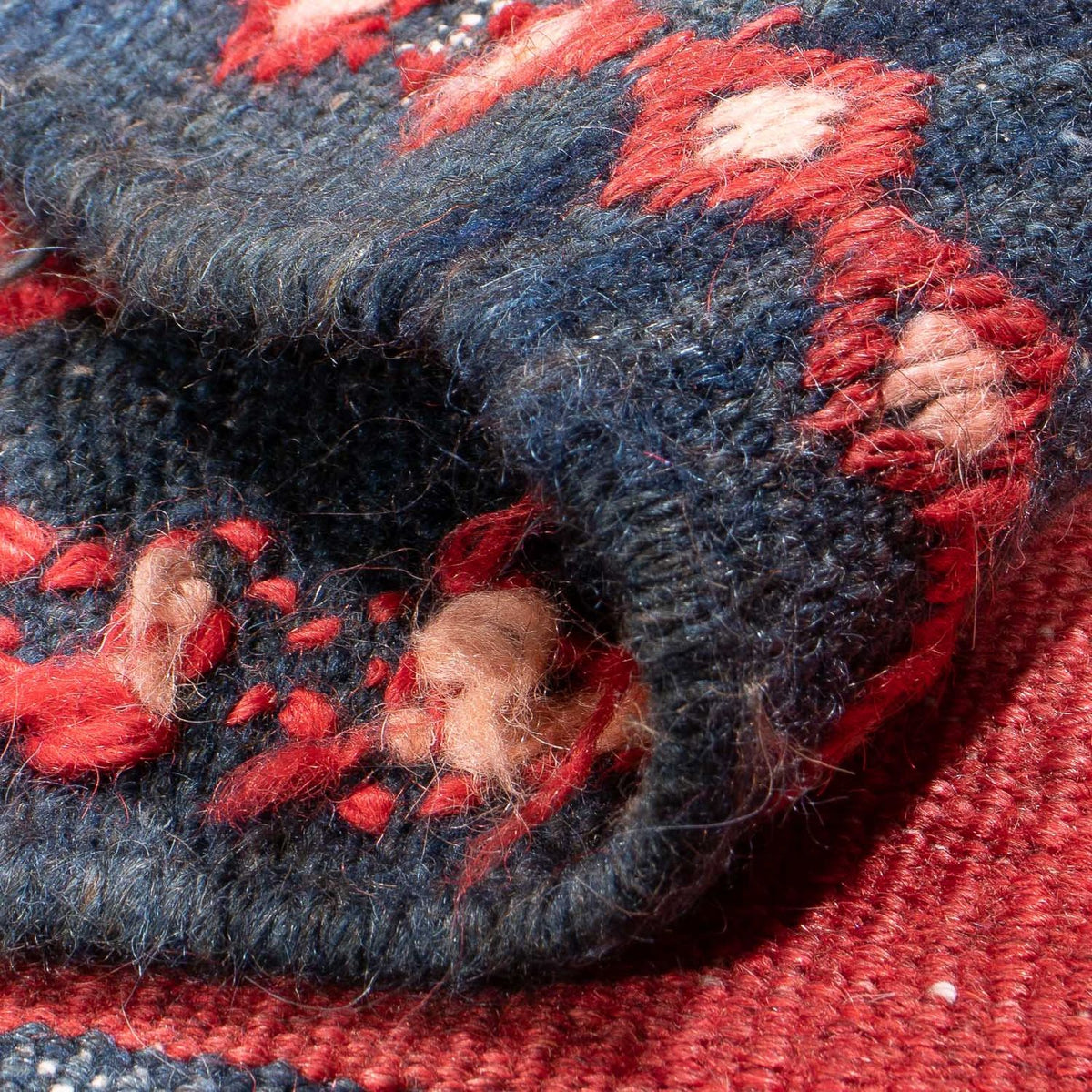 Tapis de couloir Tapis Kelim - Vieux - 420 x 160 cm - bleu foncé