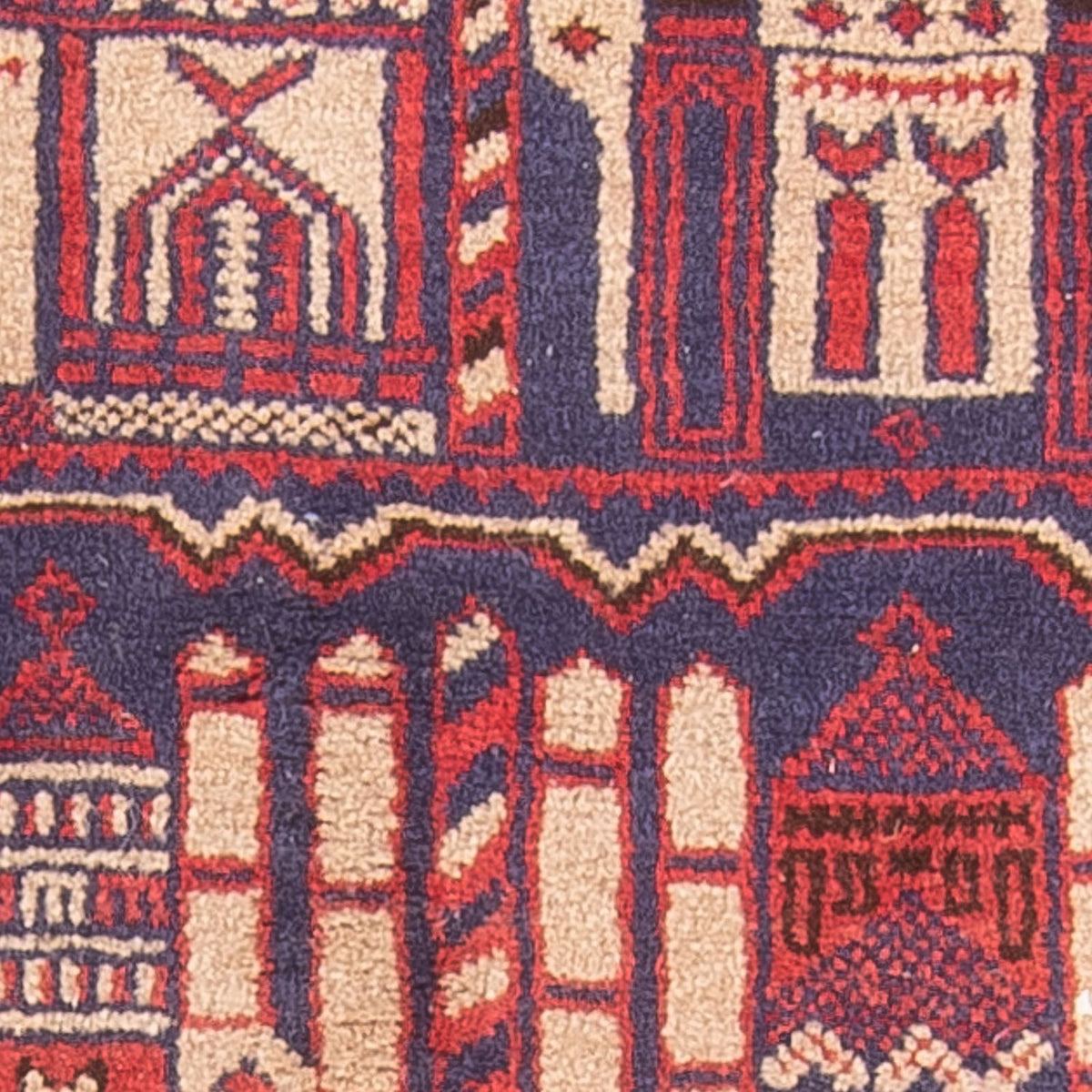 Tapis Belutsch - 145 x 87 cm - multicolore