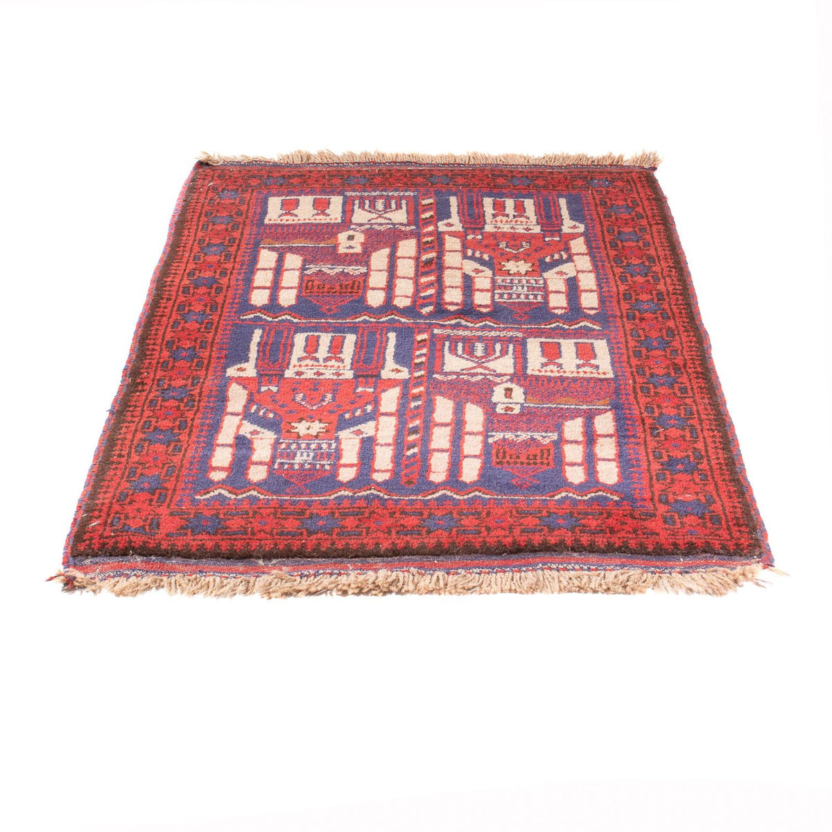 Tapis Belutsch - 145 x 87 cm - multicolore