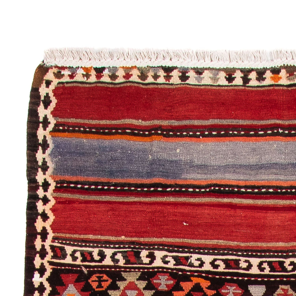 Tapis de couloir Tapis Kelim - Vieux - 310 x 140 cm - multicolore