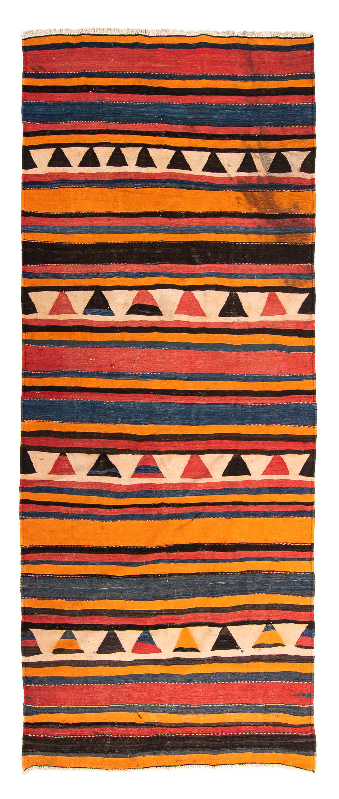 Tapis de couloir Tapis Kelim - Vieux - 260 x 163 cm - multicolore