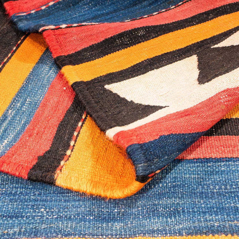 Tapis de couloir Tapis Kelim - Vieux - 260 x 163 cm - multicolore