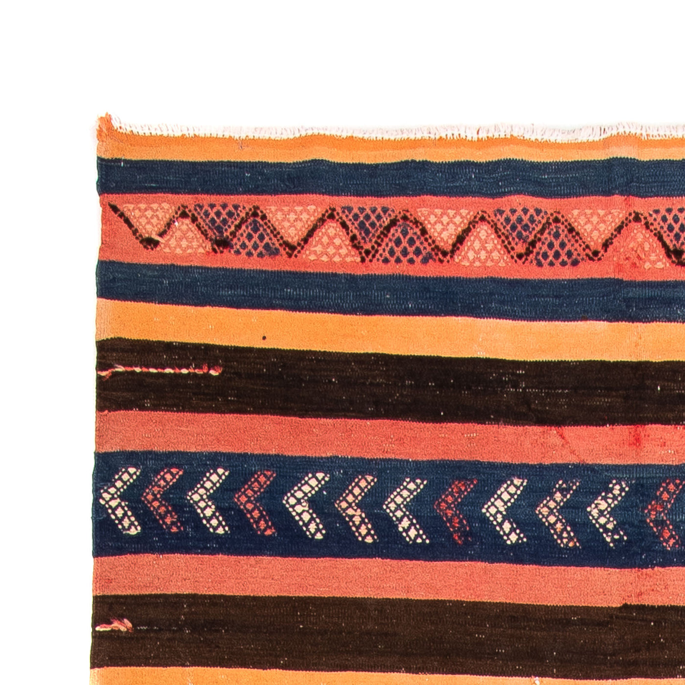 Kilim ancien Tapis 345x130cm