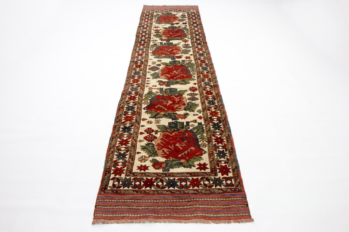 Tapis de couloir Tapis Kelim - Oriental - 370 x 82 cm - beige