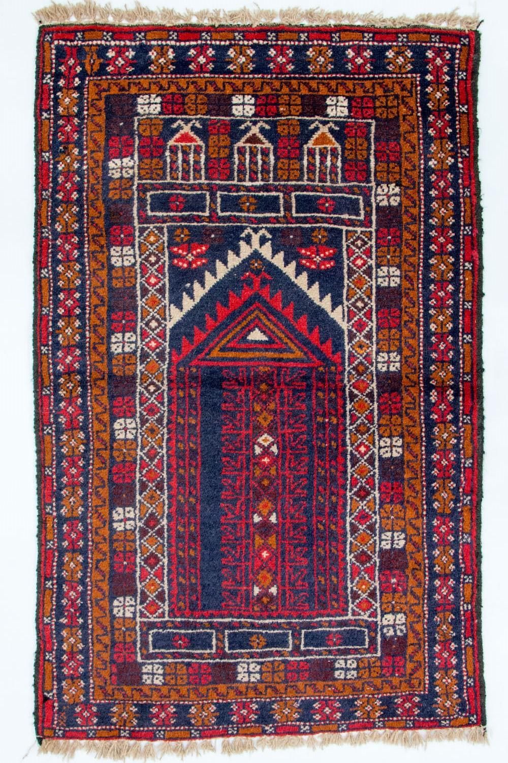 Tapis Belutsch - 123 x 75 cm - multicolore