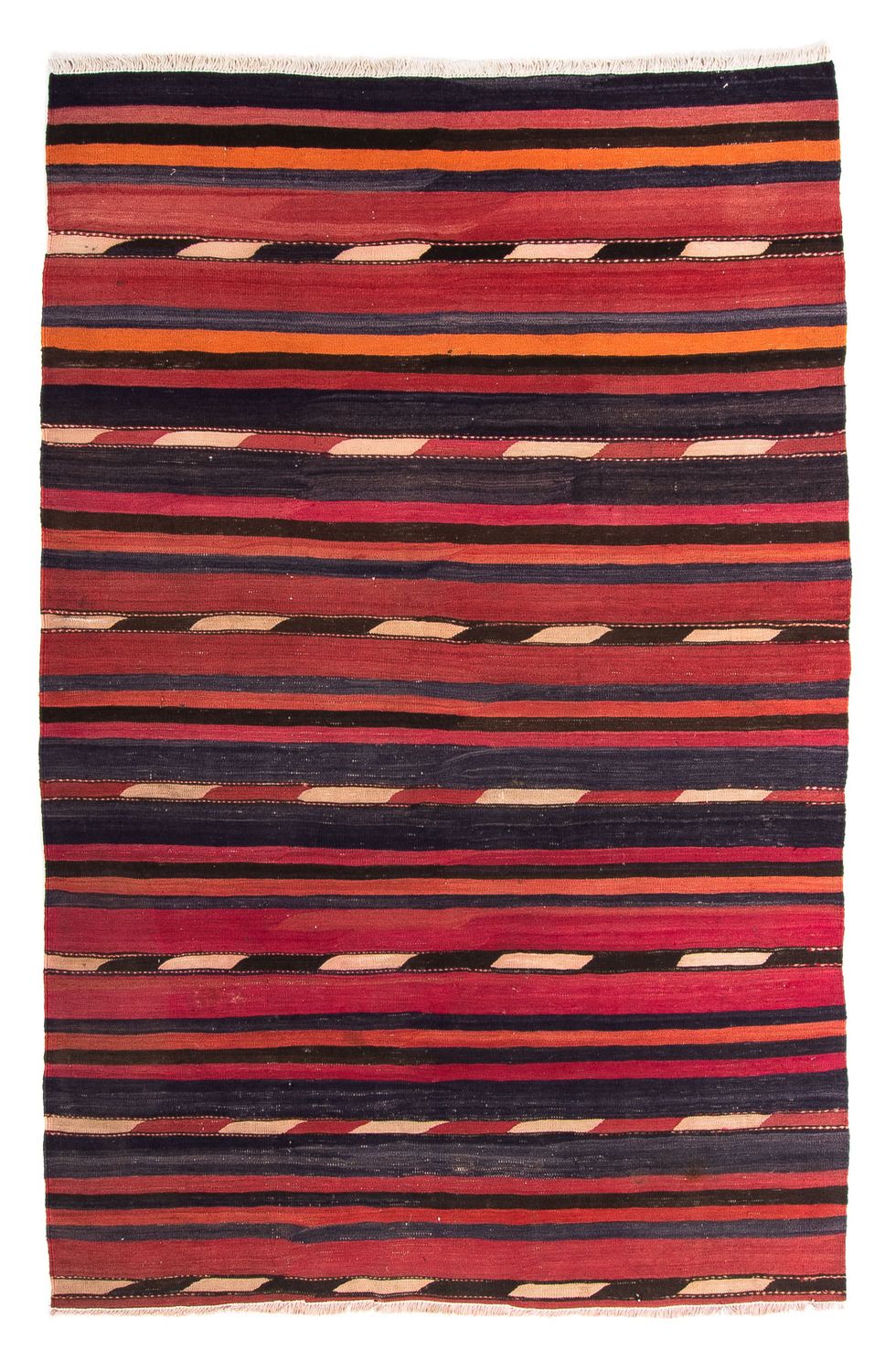 Tapis Kelim - Vieux - 215 x 140 cm - multicolore