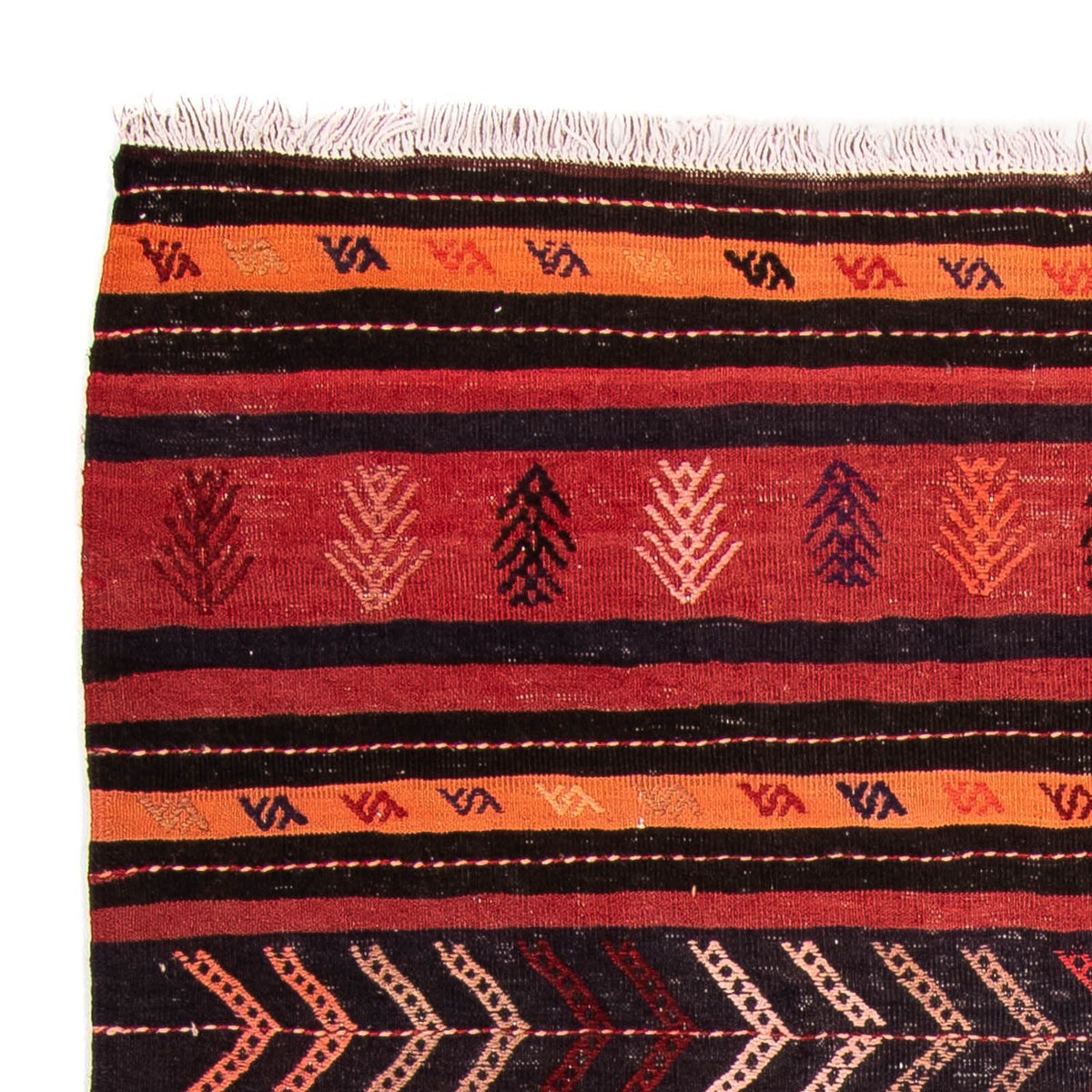 Tapis Kelim - Vieux - 225 x 165 cm - multicolore