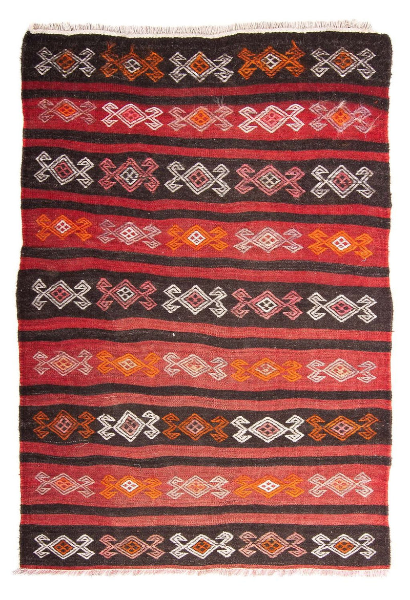 Tapis Kelim - Vieux - 160 x 115 cm - multicolore