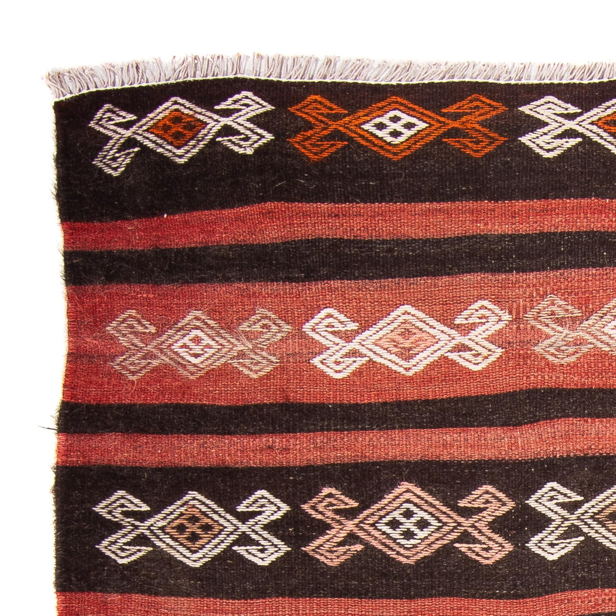 Kilim ancien Tapis 115x135cm