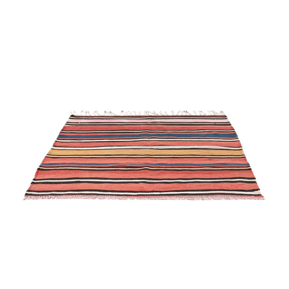Tapis Kelim - Vieux carré  - 130 x 130 cm - multicolore