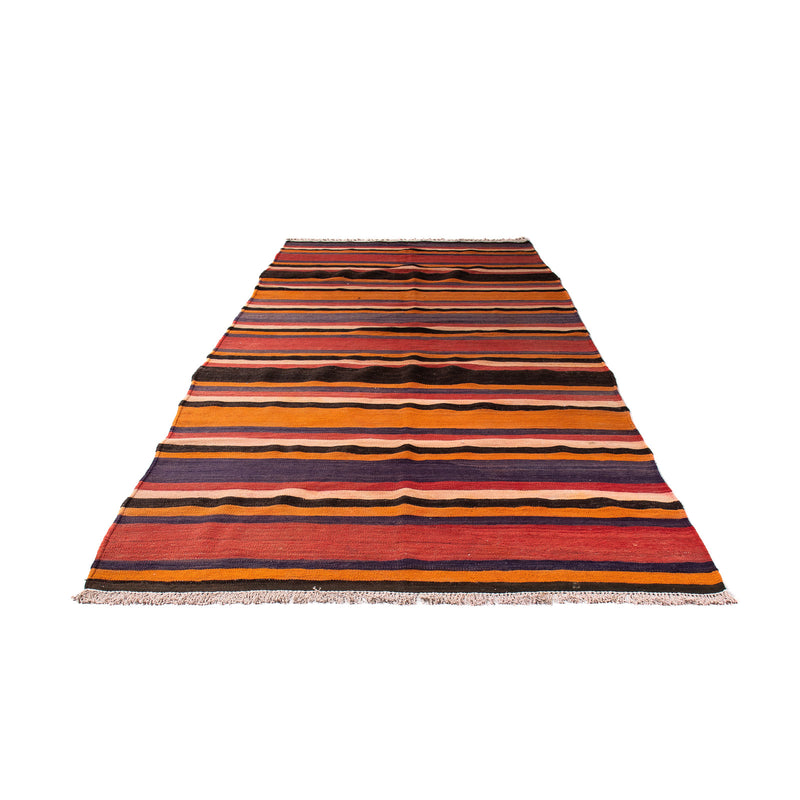 Tapis de couloir Tapis Kelim - Vieux - 330 x 130 cm - multicolore