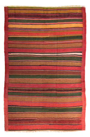 Tapis Kelim - Vieux - 235 x 155 cm - multicolore