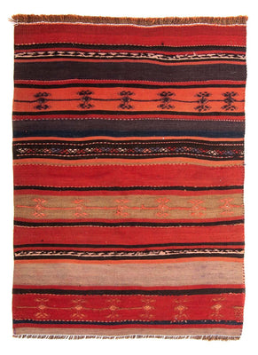 Tapis Kelim - Vieux - 120 x 85 cm - multicolore