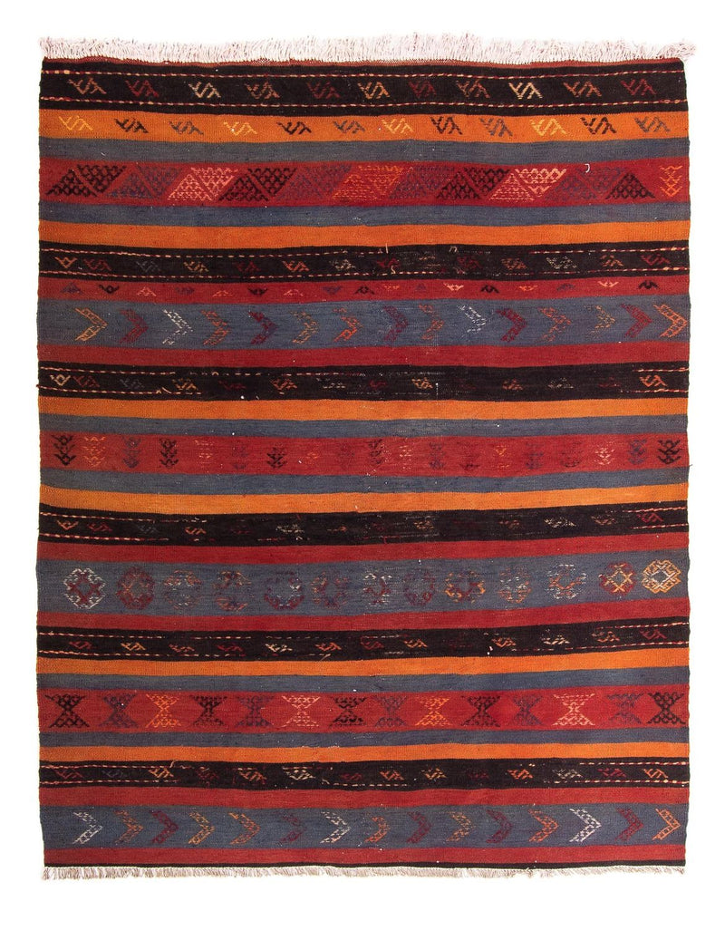 Tapis Kelim - Vieux - 205 x 160 cm - multicolore