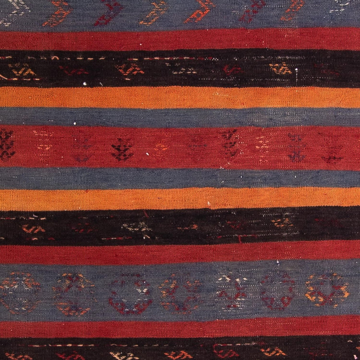 Tapis Kelim - Vieux - 205 x 160 cm - multicolore