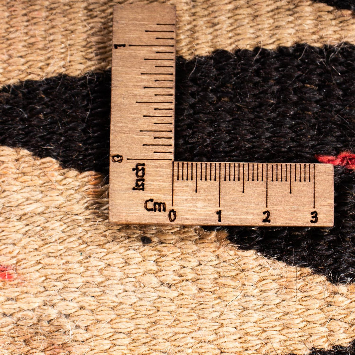 Tapis Kelim - Vieux carré  - 125 x 100 cm - multicolore