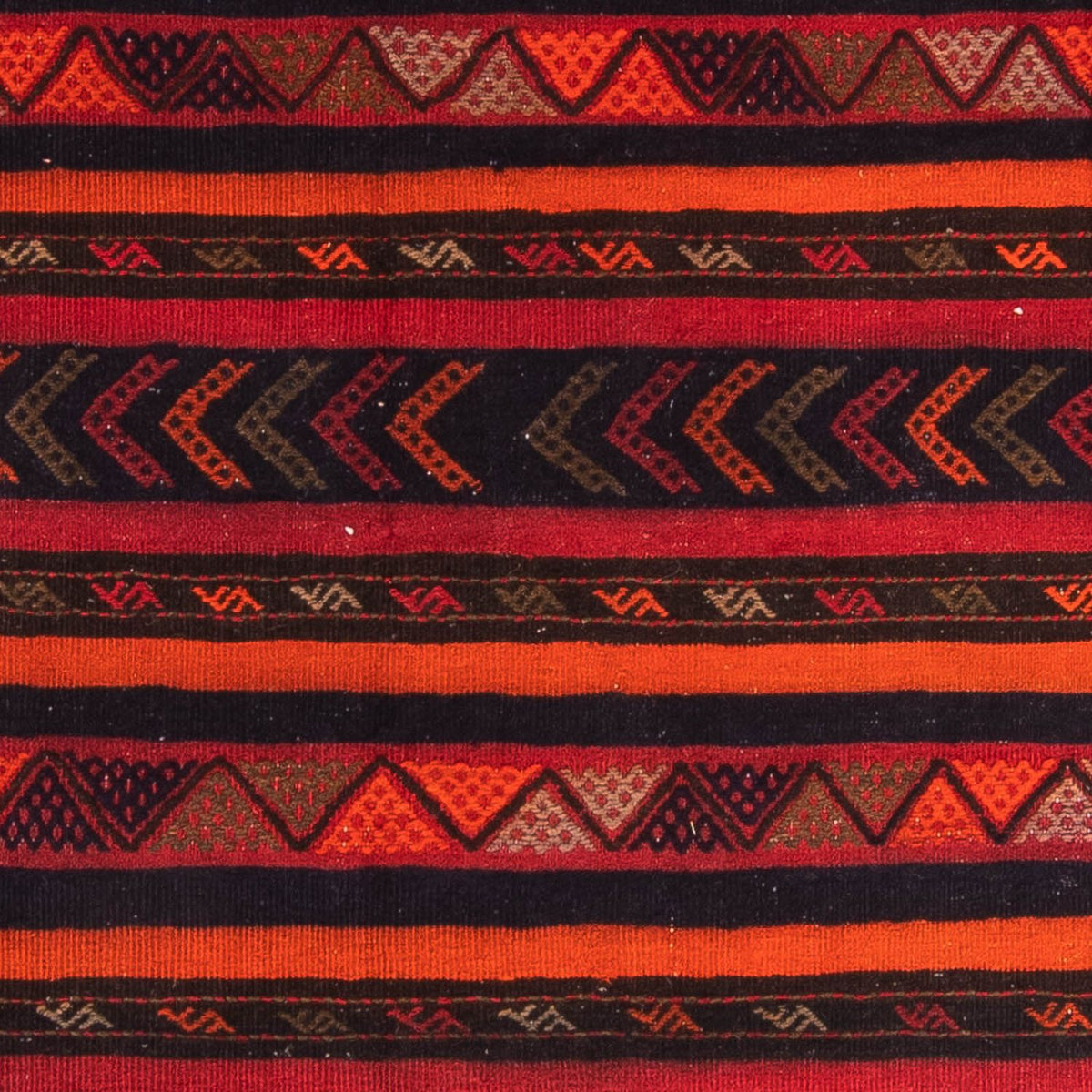 Tapis Kelim - Vieux - 200 x 170 cm - multicolore