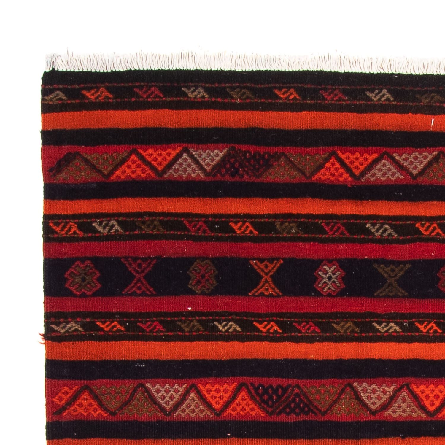 Tapis Kelim - Vieux - 200 x 170 cm - multicolore