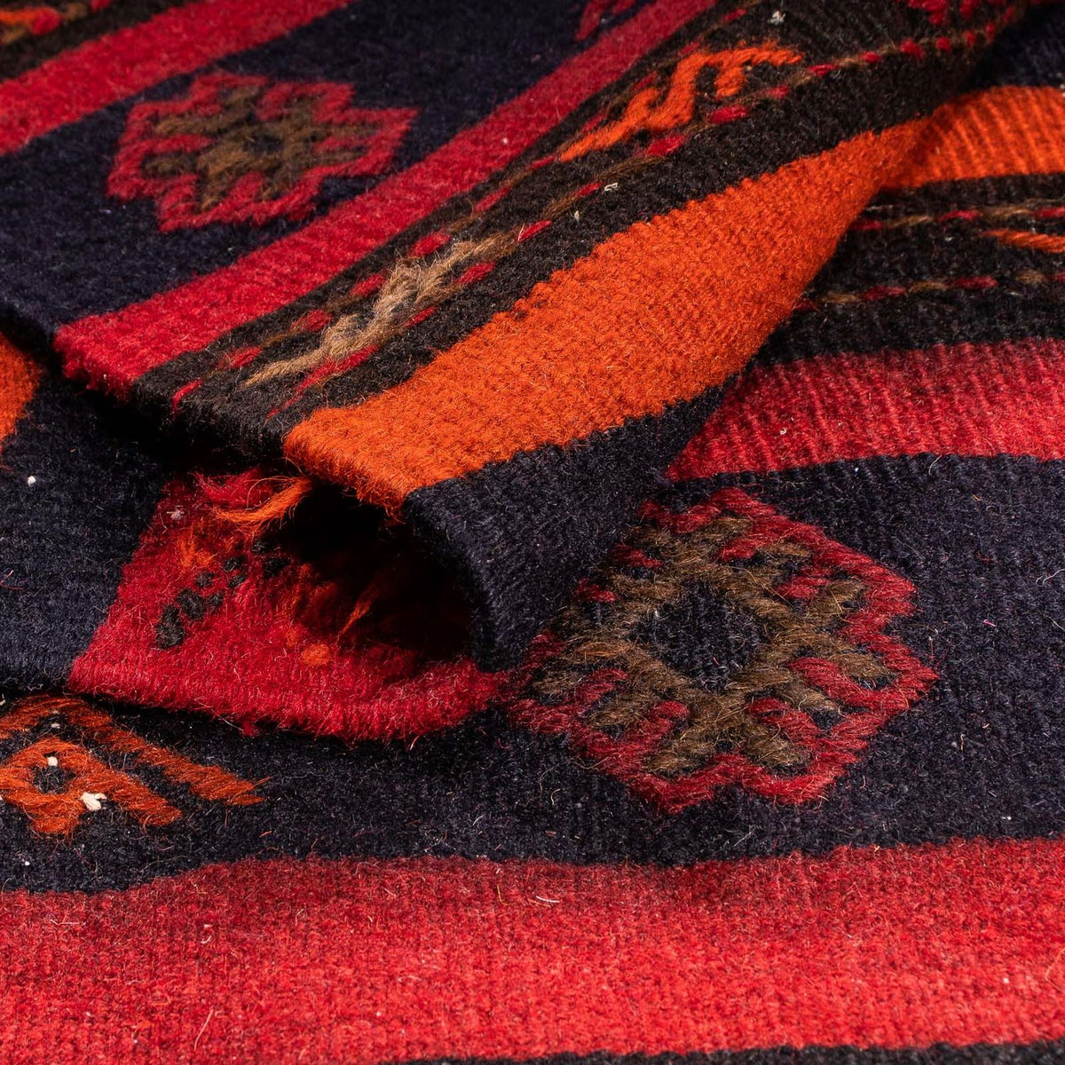 Tapis Kelim - Vieux - 200 x 170 cm - multicolore