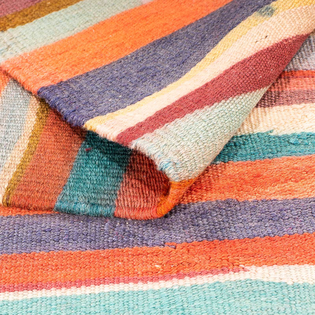 Tapis Kelim - Vieux - 180 x 135 cm - multicolore