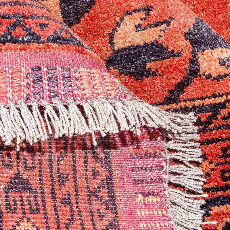 Tapis afghan - Kunduz - 275 x 216 cm - rouge