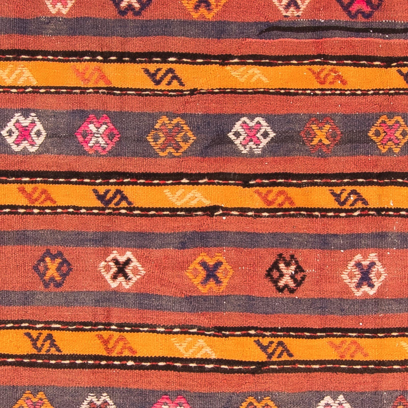 Tapis Kelim - Vieux carré  - 185 x 150 cm - multicolore