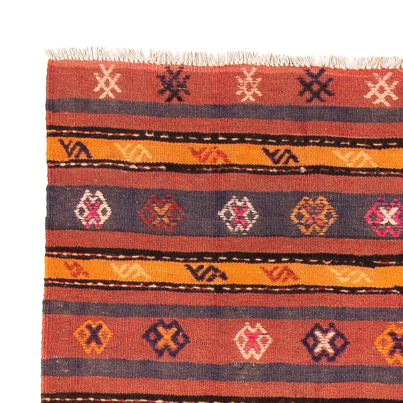 Tapis Kelim - Vieux carré  - 185 x 150 cm - multicolore