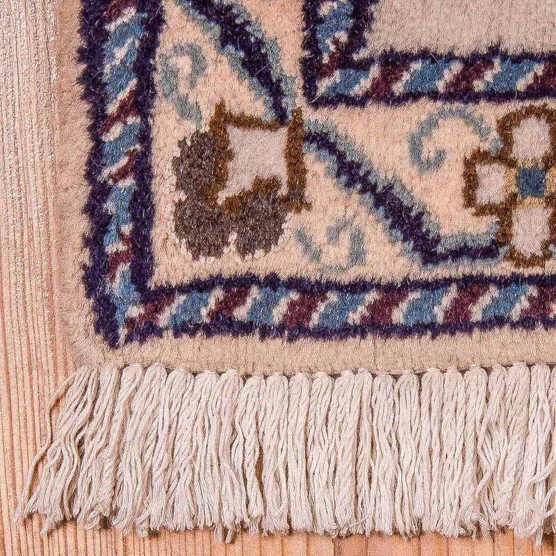 Tapis de couloir Tapis persan - Nain - Royal - 290 x 85 cm - beige