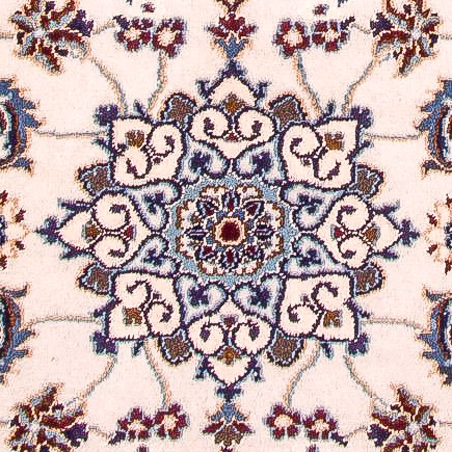 Tapis de couloir Tapis persan - Nain - Royal - 290 x 85 cm - beige