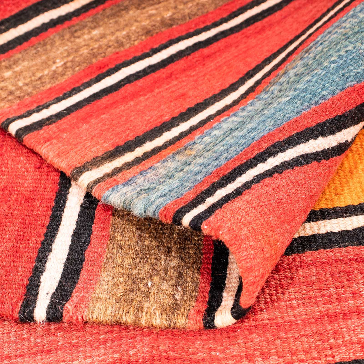 Tapis Kelim - Vieux - 227 x 140 cm - multicolore