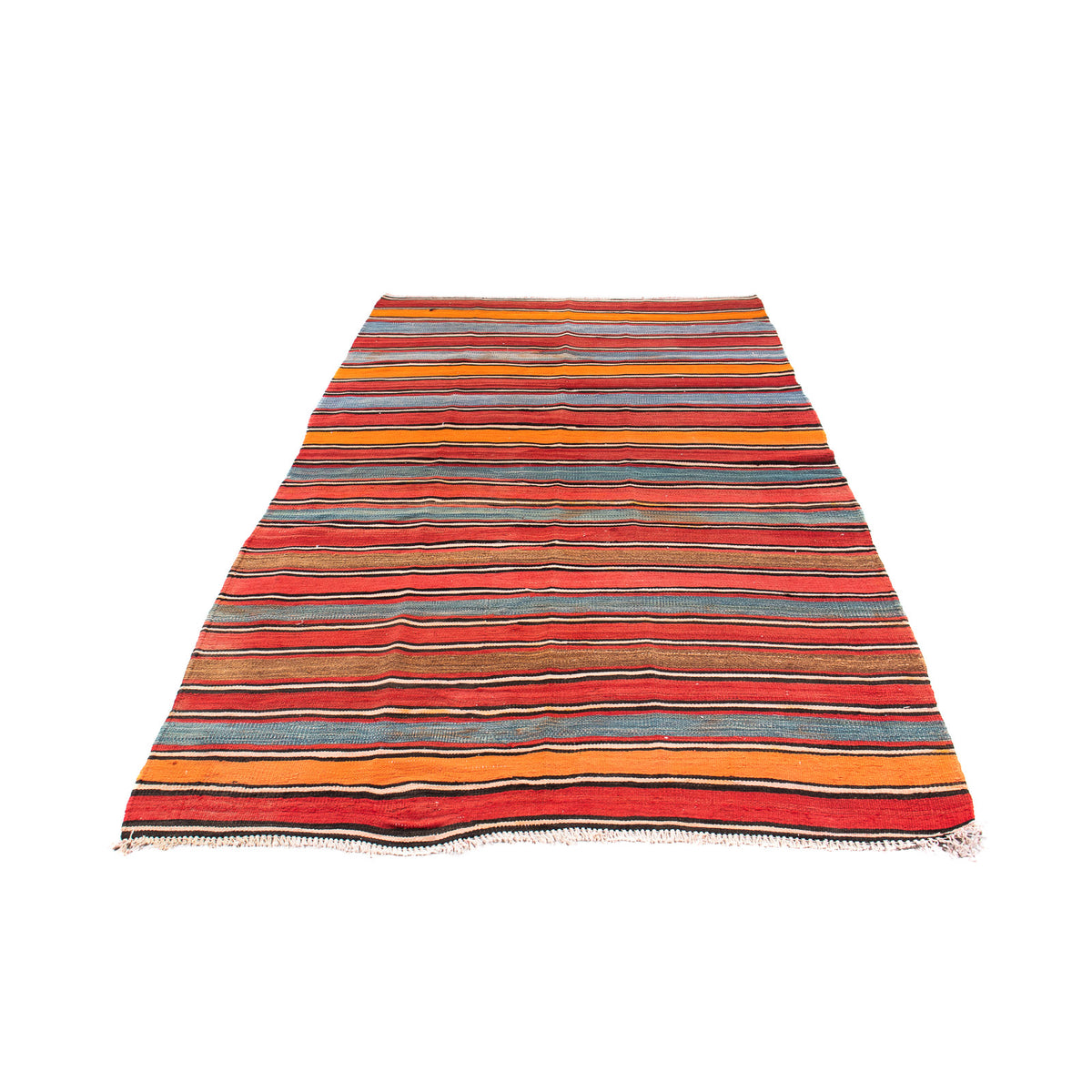 Tapis Kelim - Vieux - 227 x 140 cm - multicolore