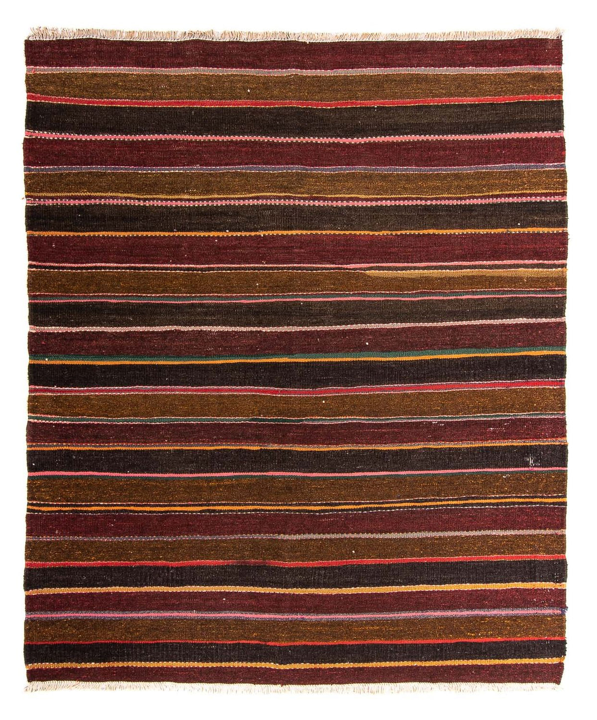 Tapis Kelim - Vieux - 205 x 170 cm - multicolore