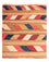 Tapis Kelim - Vieux - 130 x 110 cm - multicolore